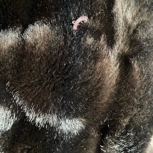 Vintage Career Originals chocolate brown faux fur, size 16 - Picture 11 of 13